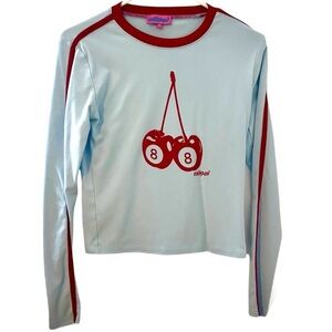 Edikted Cherry 8 Long Sleeve T Shirt